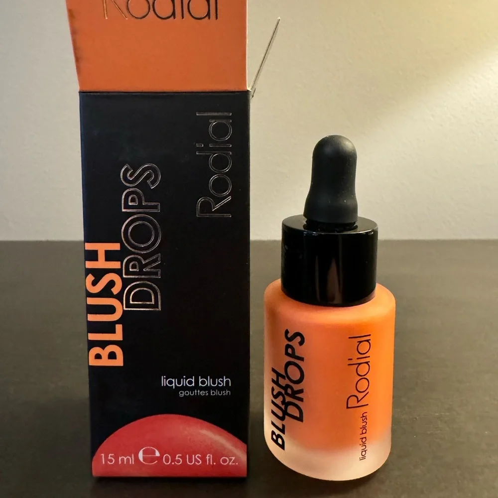 Rodial Glass Highlighter Blush Drops Apricot Sorbet 15 ml .5 oz Full Size NIB
